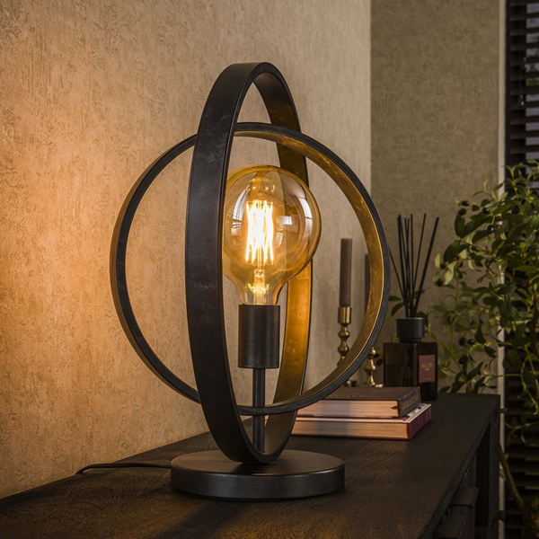 LAMPE DE TABLE TURN AROUND CHARCOAL MEUBLES VRIJENS (2)