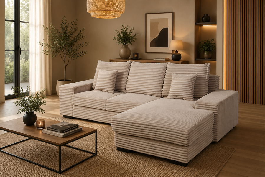SALON NEVADA VELOURS TAUPE MEUBLES VRIJENS (1)