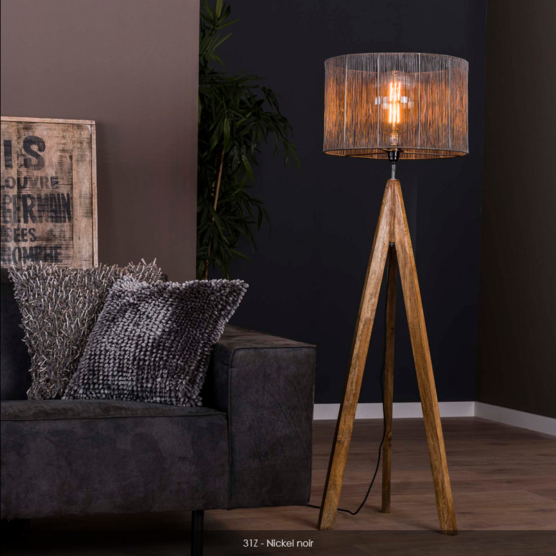 Lampadaire Tripod WOOD (2)
