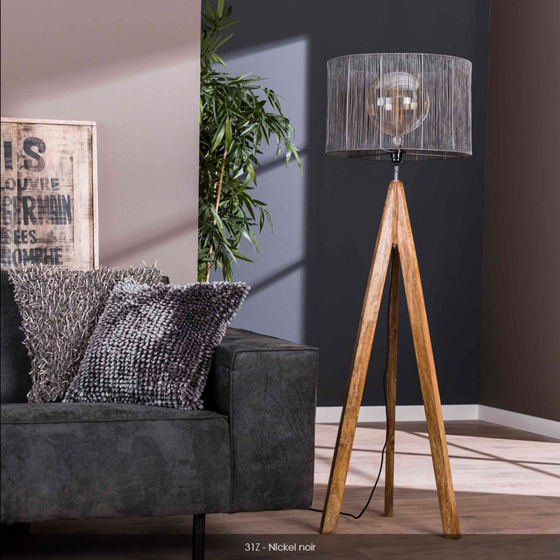 Lampadaire Tripod WOOD (3)
