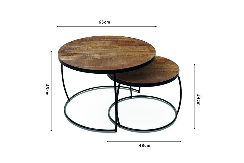 Set de Tables LARS 3950-1 Meubles VRIJENS (1)