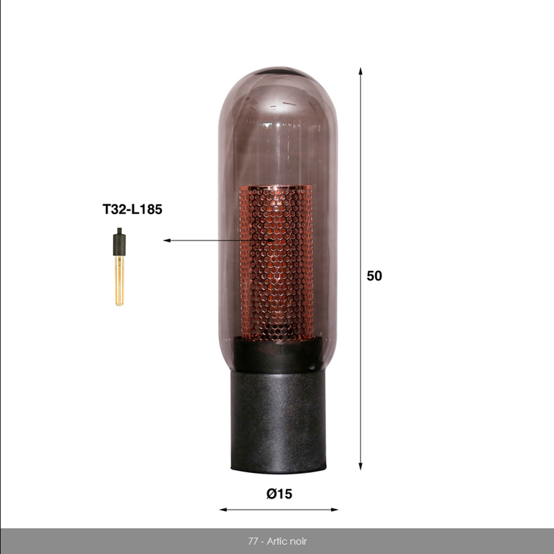Lampe à Poser SMOKED Meubles VRIJENS (1)