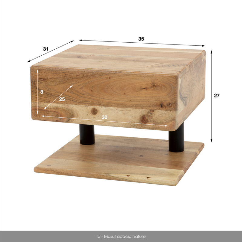 Chevet SHELVE - Meubles Vrijens (1)