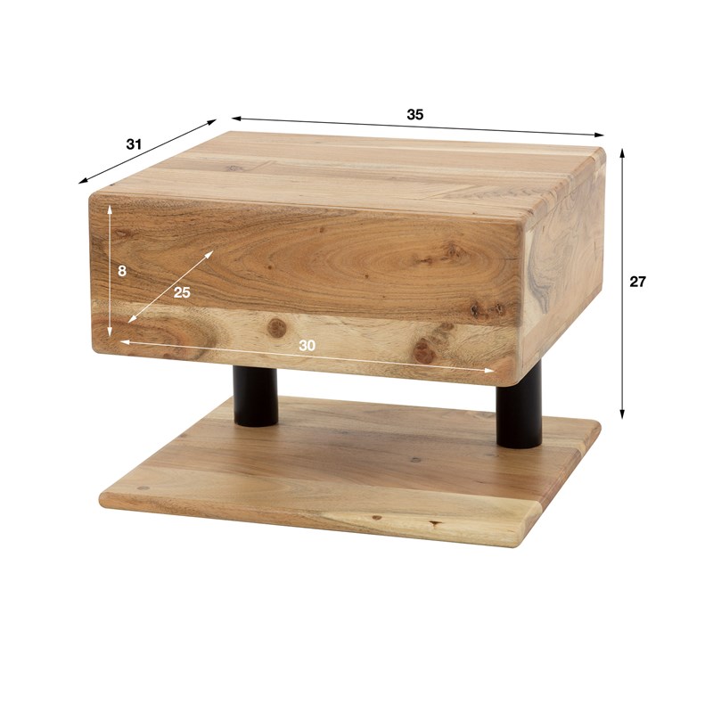 CHEVET SHELVE 2297 MEUBLES VRIJENS (1)
