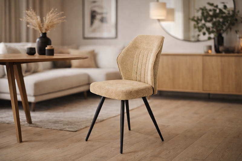 CHAISE DORIN BEIGE MEUBLES VRIJENS