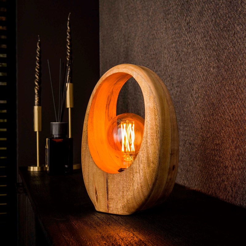 LAMPE DE TABLE 1L ARCH WOOD MEUBLES VRIJENS 7321 (2)