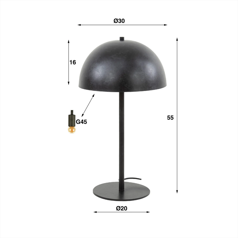 LAMPE DE TABLE SHIELD Meubles VRIJENS (1)