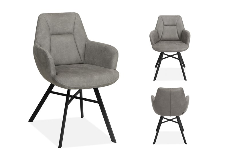 CHAISE NELSON CHICAGO GREY MEUBLES VRIJENS