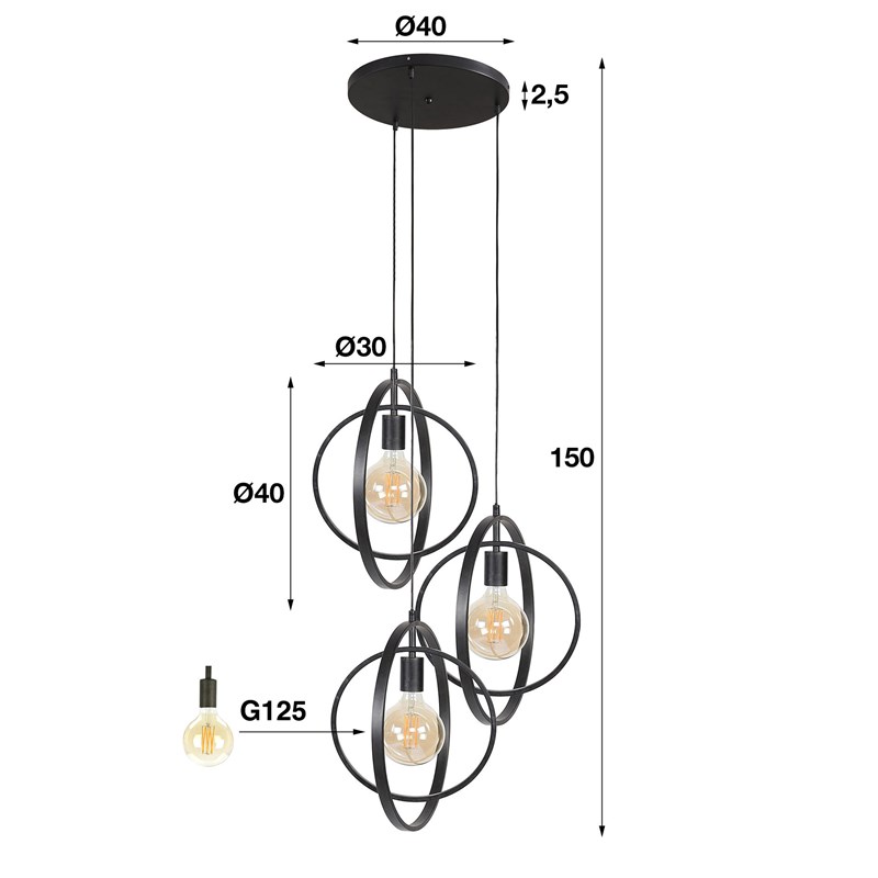 LUSTRE 3L TURN AROUND 8325 CHARCOAL MEUBLES VRIJENS (2)