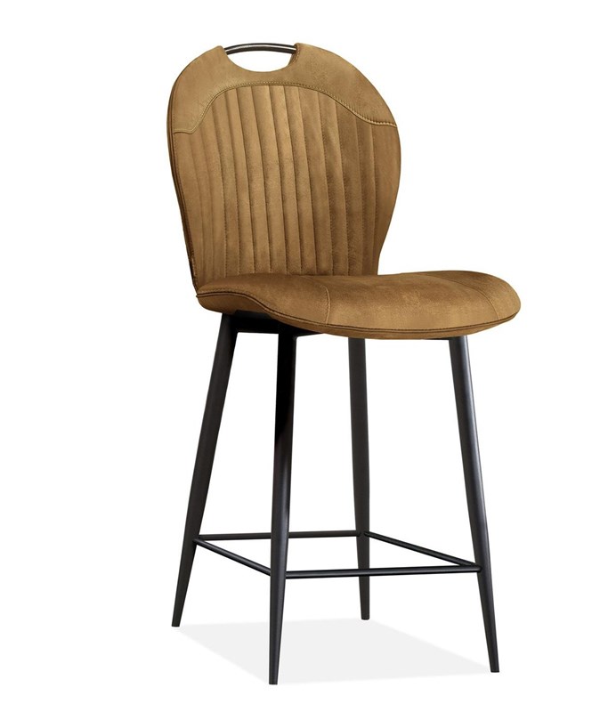 TABOURET CAPRI MEUBLES VRIJENS COGNAC