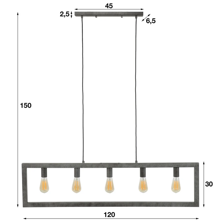 LUSTRE 5L SPIDER MEUBLES VRIJENS (2)