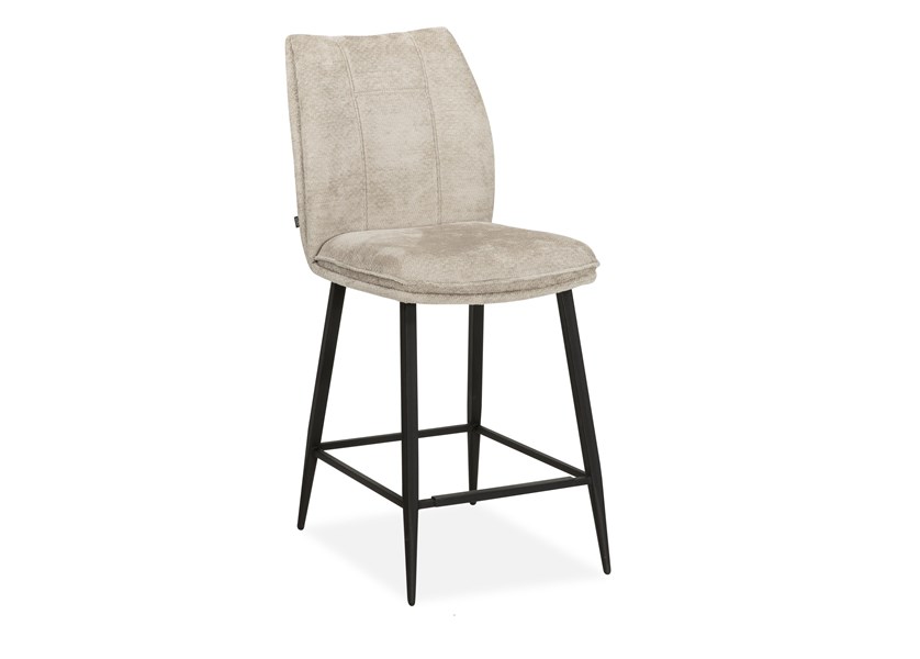 TABOURET JEFFERSON TAUPE MEUBLES VRIJENS