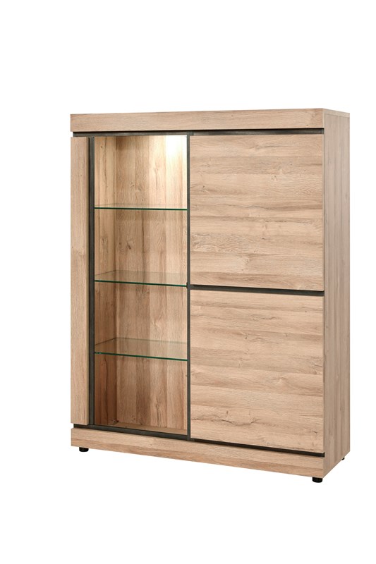 Marnix  glaskast french oak