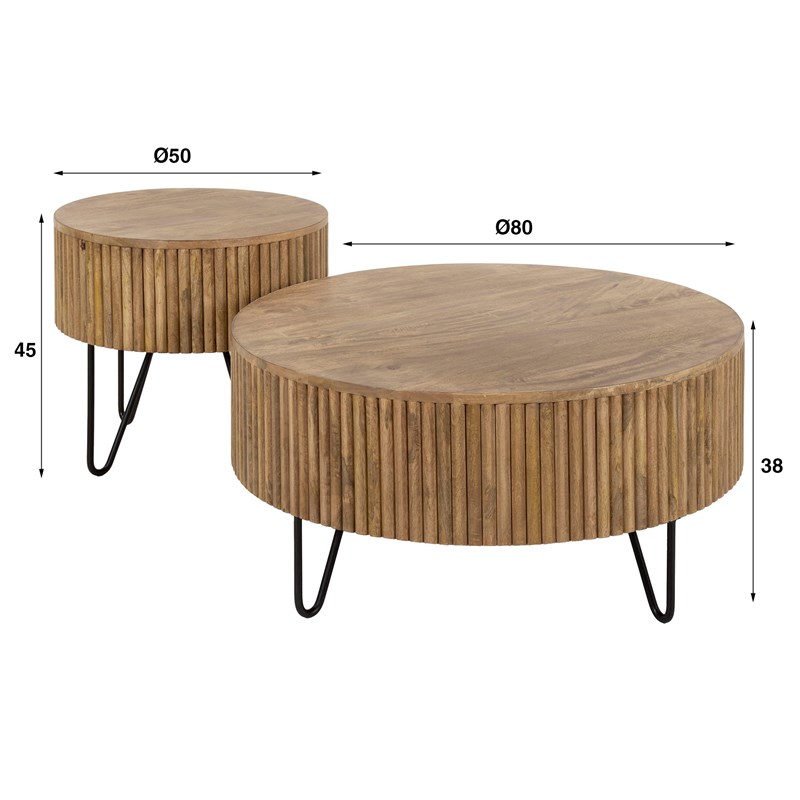 SET DE TABLES WAVE MEUBLES VRIJENS (1)